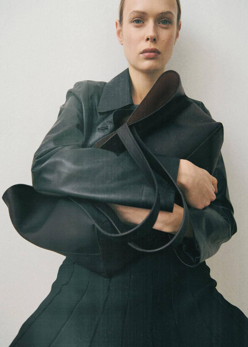 MANGO, Large Leather Shopper Bag - Women | Mango United Kingdom