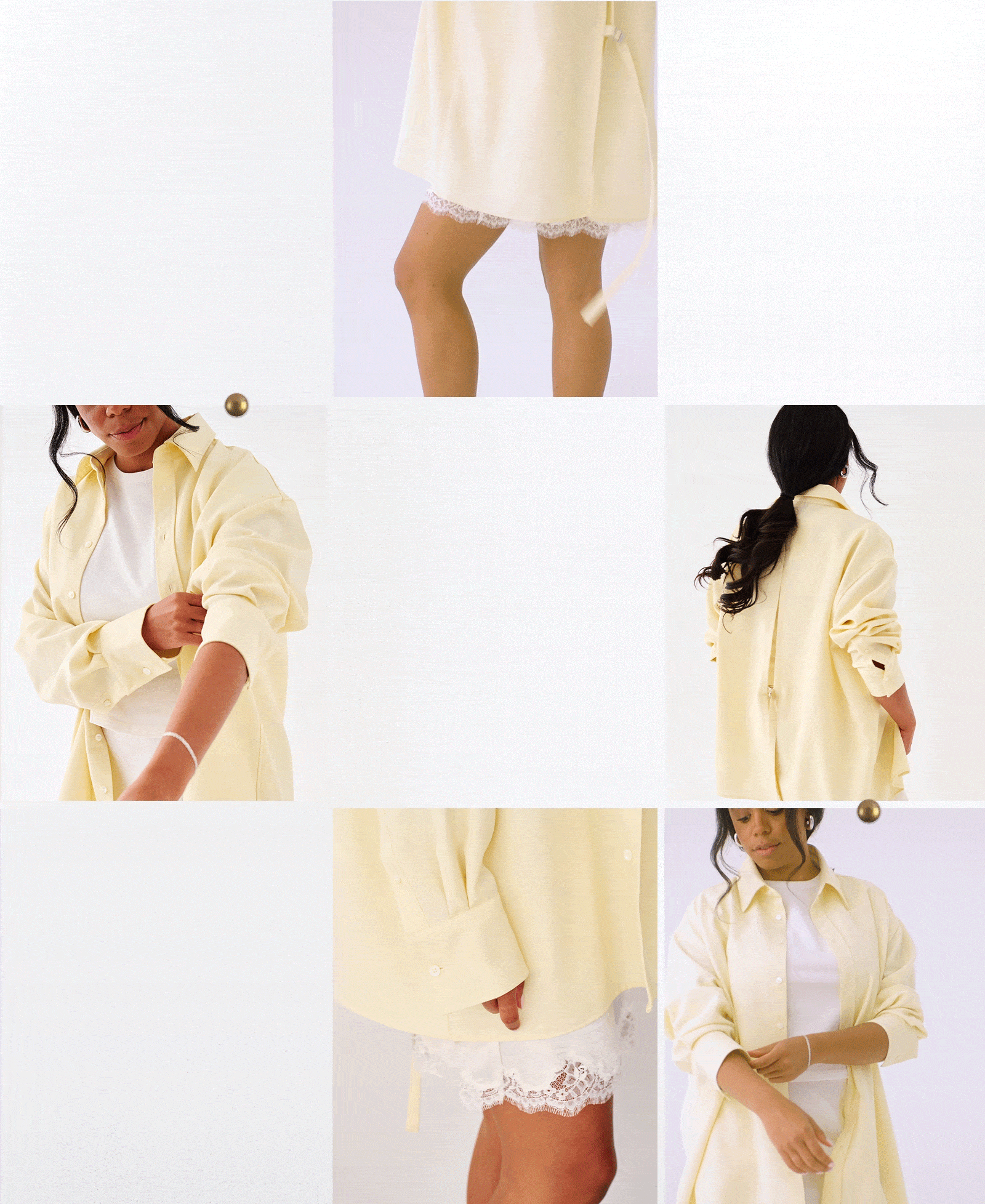 Sierra Mayhew wearing a pastel shirt.