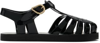 Black Homeria Jelly Sandals