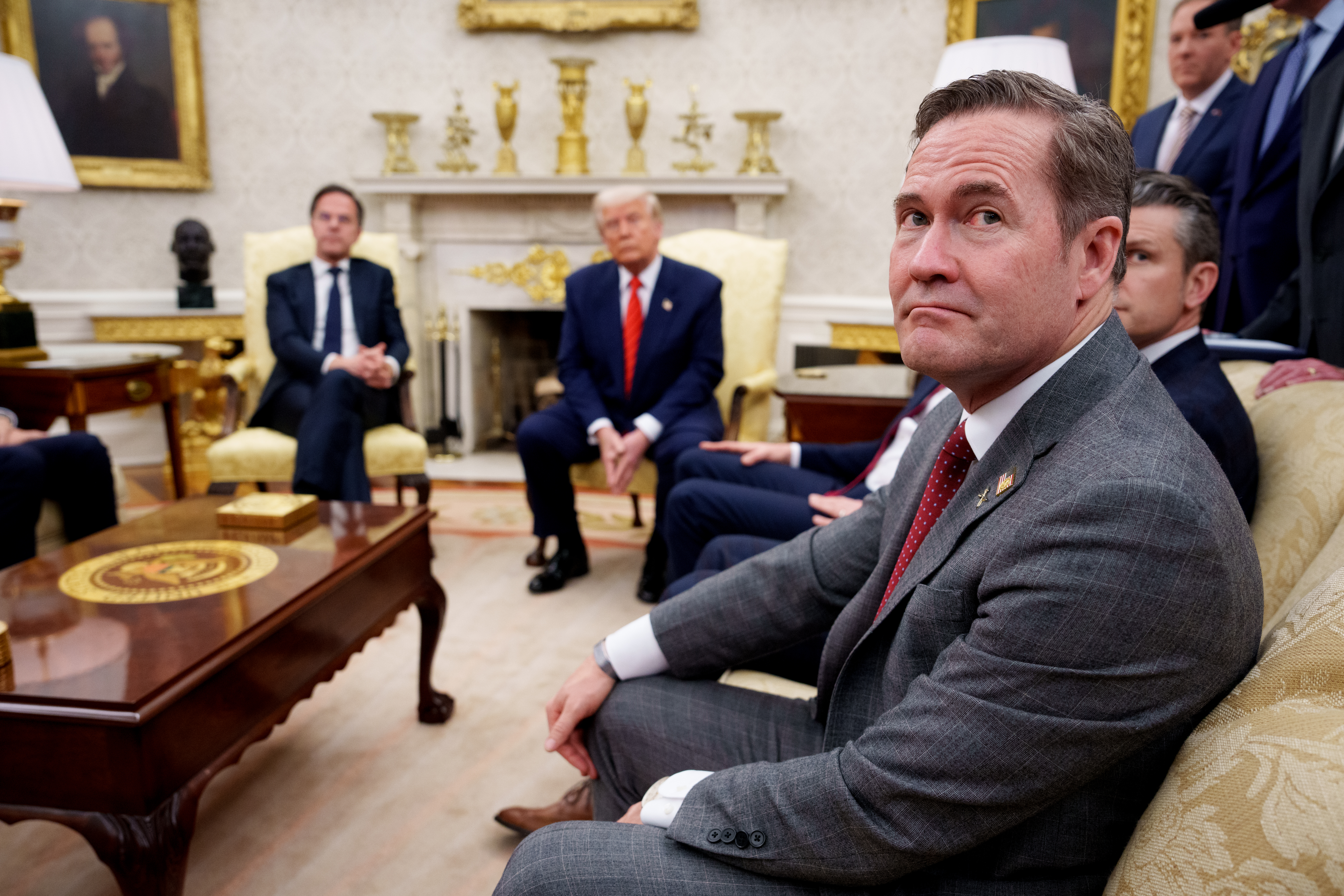 President Trump Meets With NATO Secretary General Mark Rutte In The Oval Office Of The White House