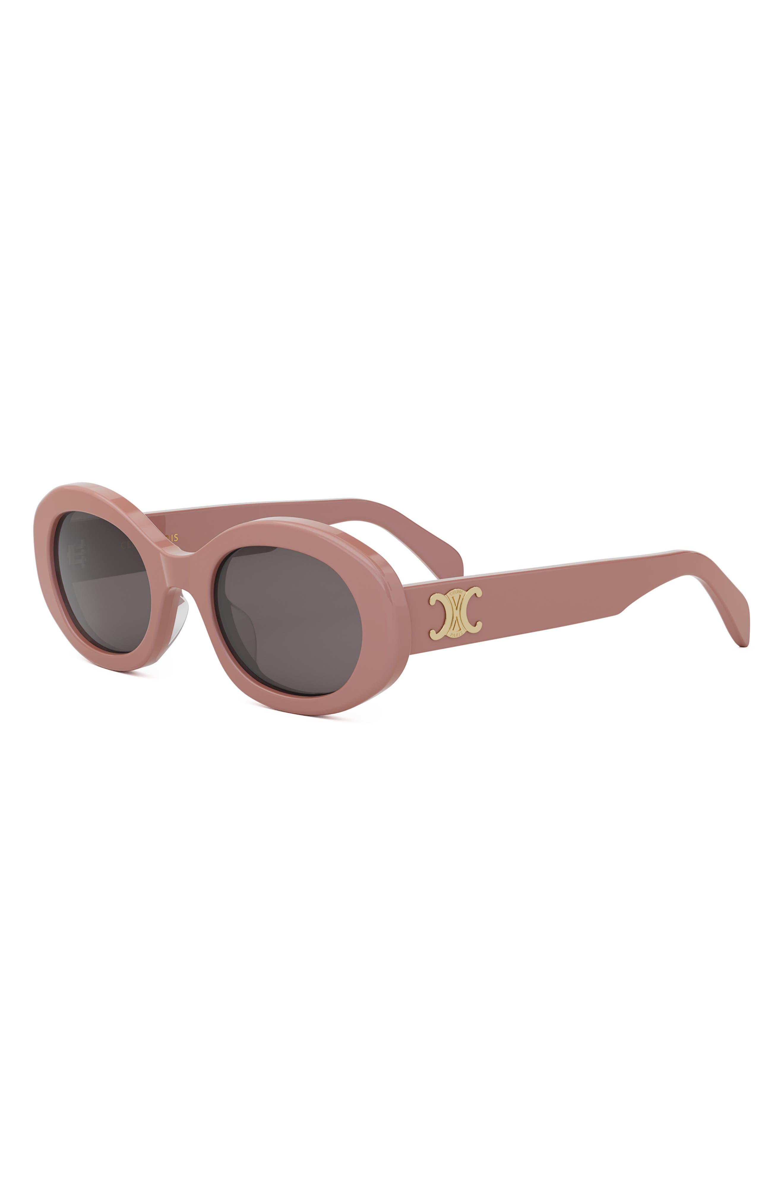 CELINE, Triomphe 52mm Oval Sunglasses