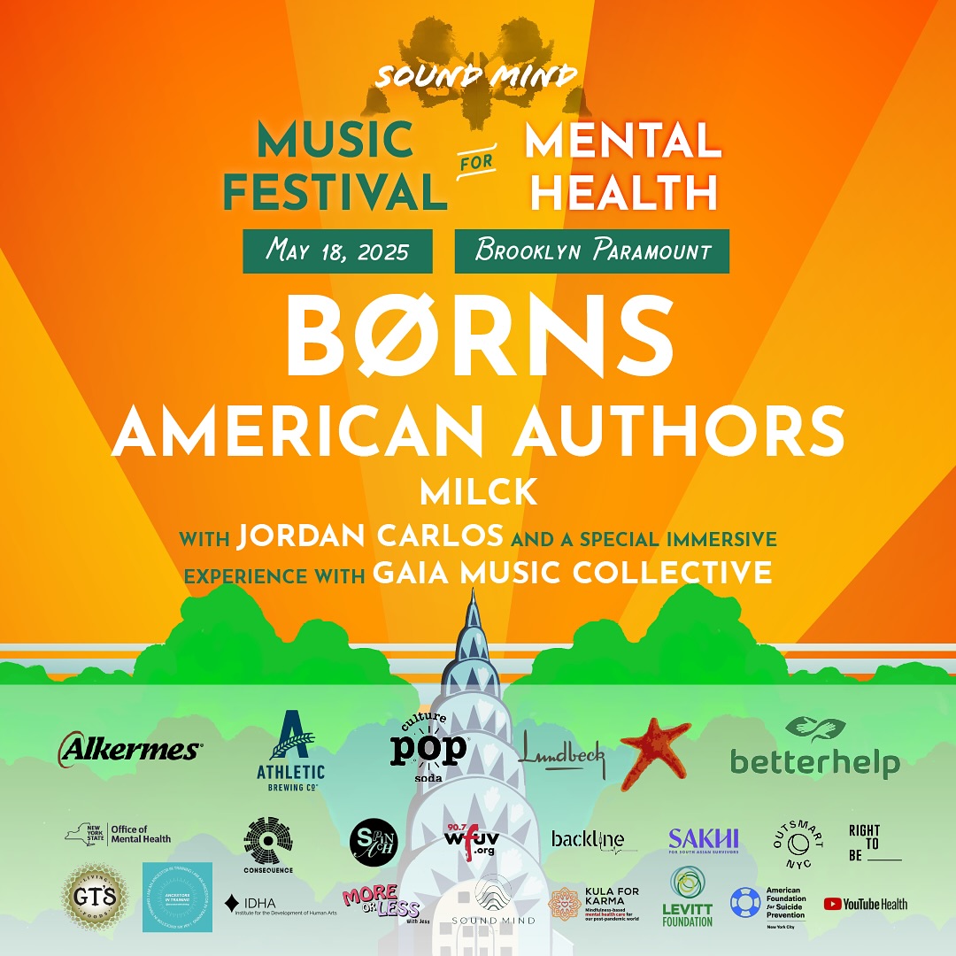 sound mind music festival for mental health borns american authors milck win tickets vip