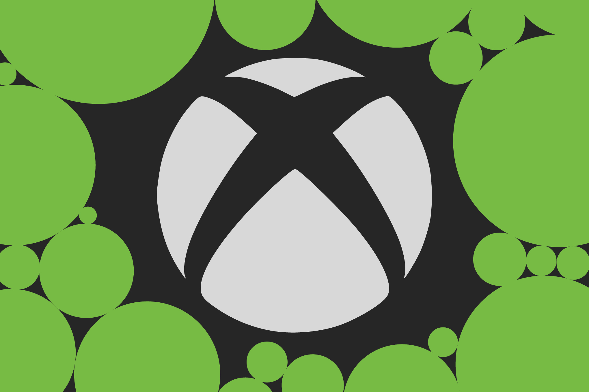 Vector illustration the Xbox logo.