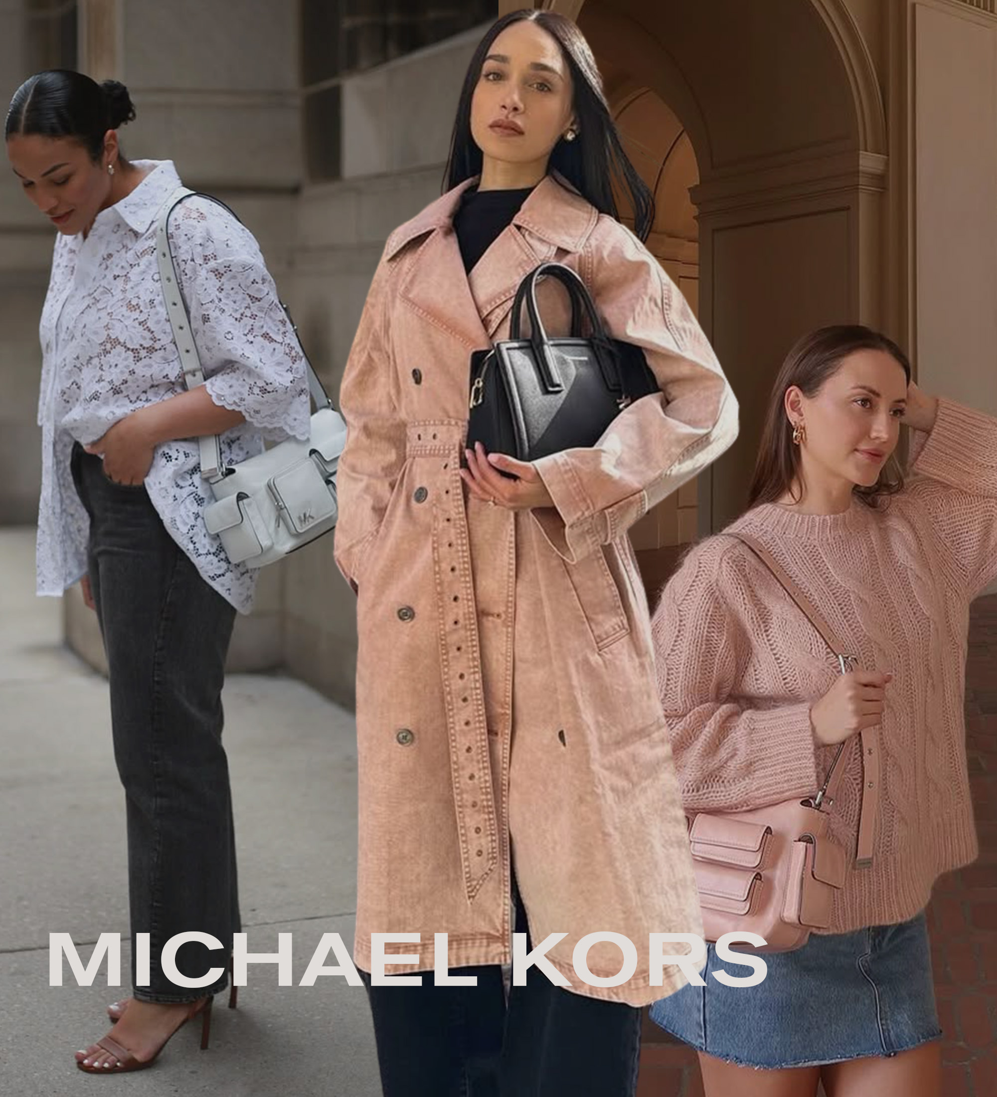Collage of Michael Kors Outfits