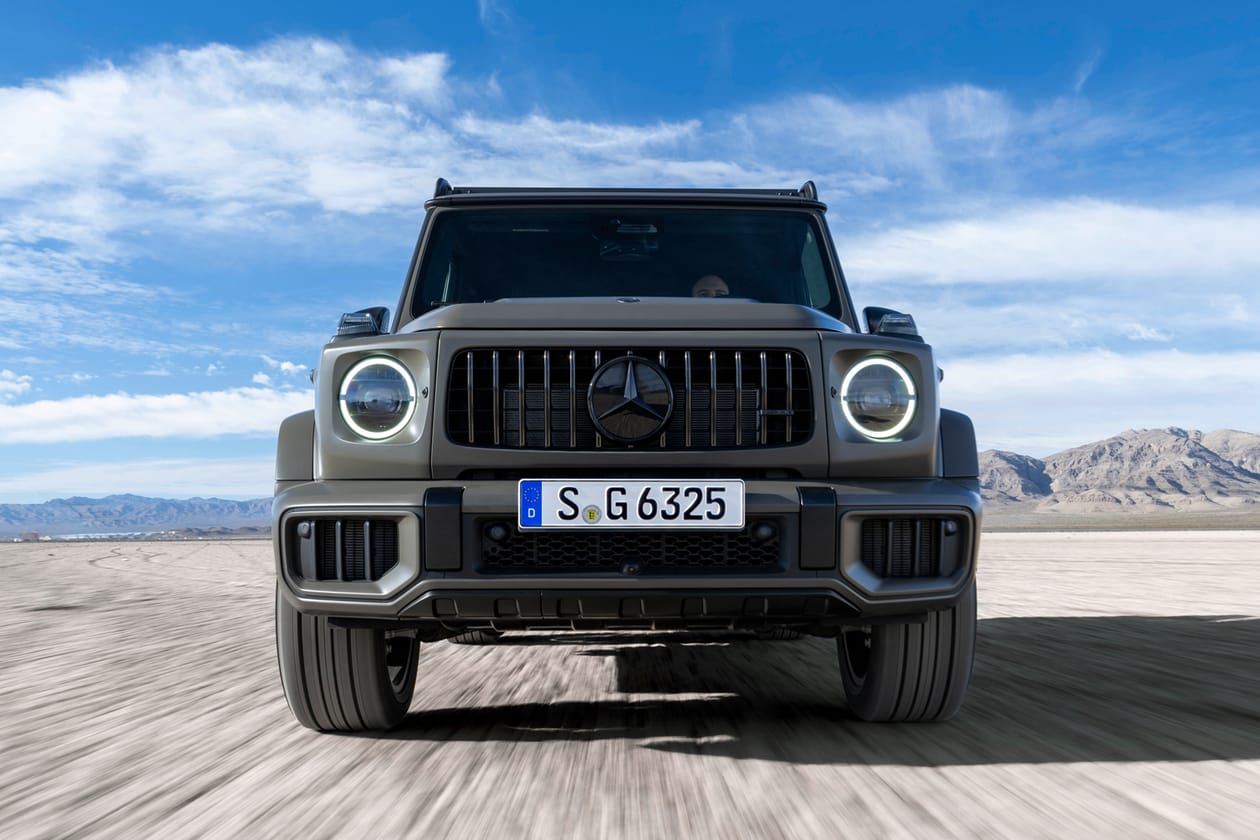 2025 Mercedes-Benz AMG G 63 Test Drive Review Mercedes-AMG G-Wagon orange