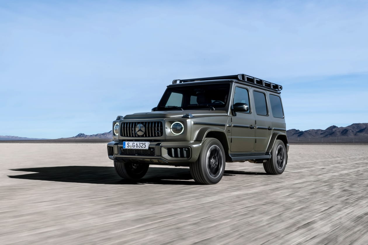 2025 Mercedes-Benz AMG G 63 Test Drive Review Mercedes-AMG G-Wagon orange