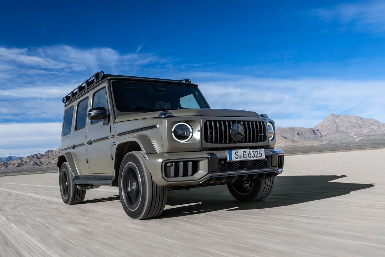 2025 Mercedes-Benz AMG G 63 Test Drive Review Mercedes-AMG G-Wagon orange