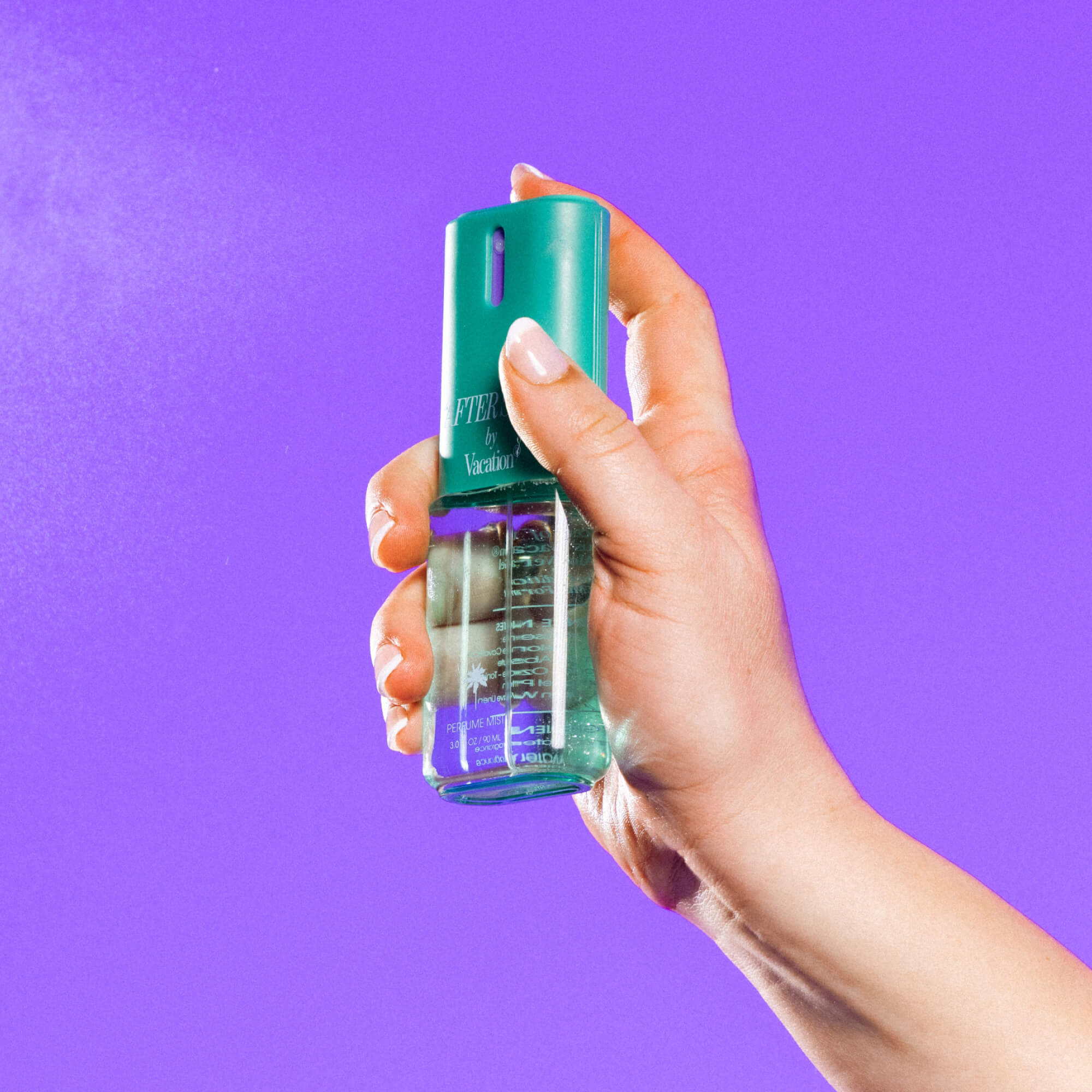 Vacation after sun body mist