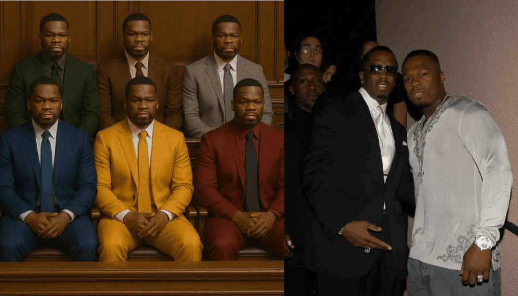 50 Cent Trolls Diddy With AI Jury Made Entirely Of Himself