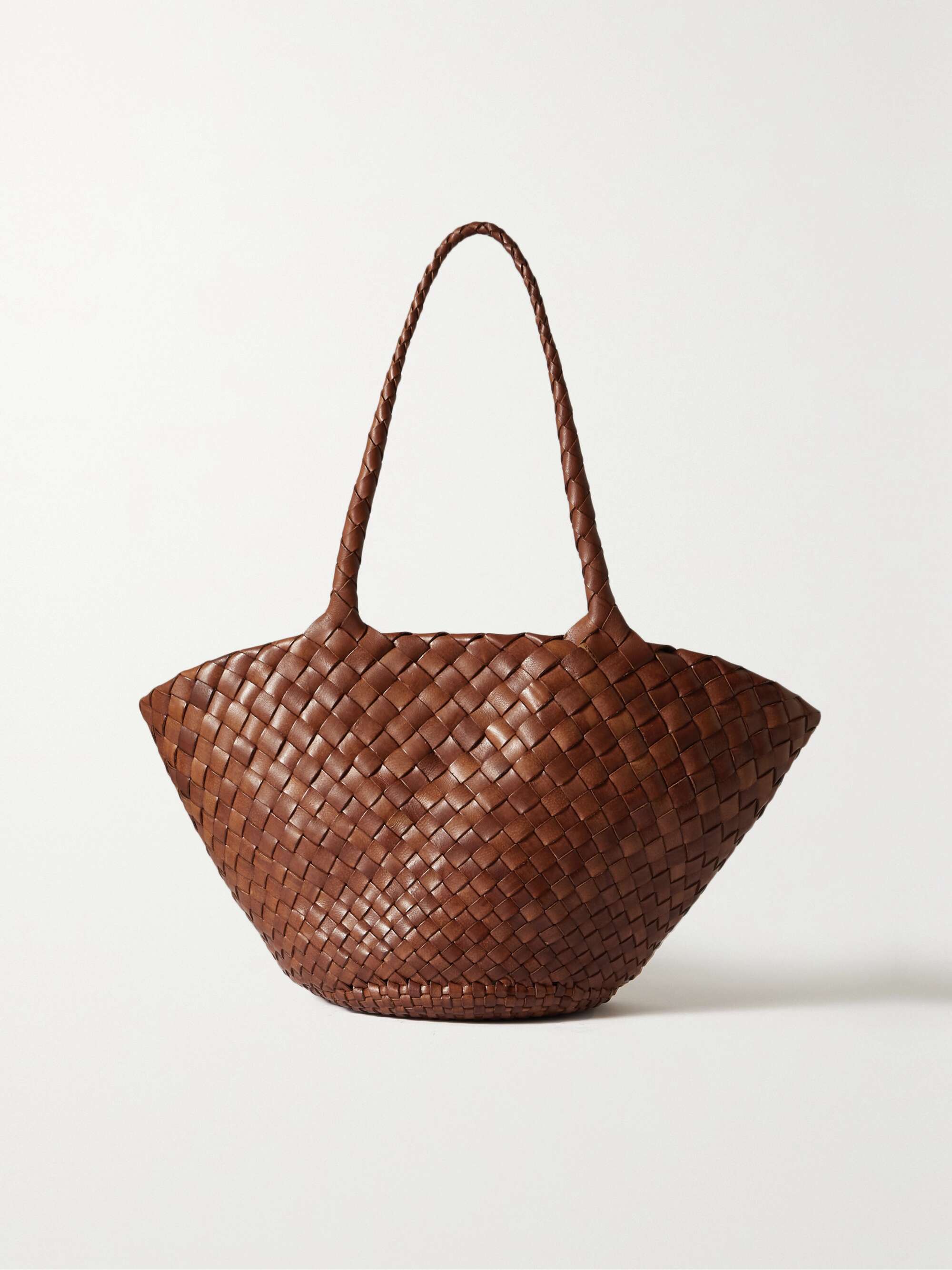 Egola Woven Leather Tote