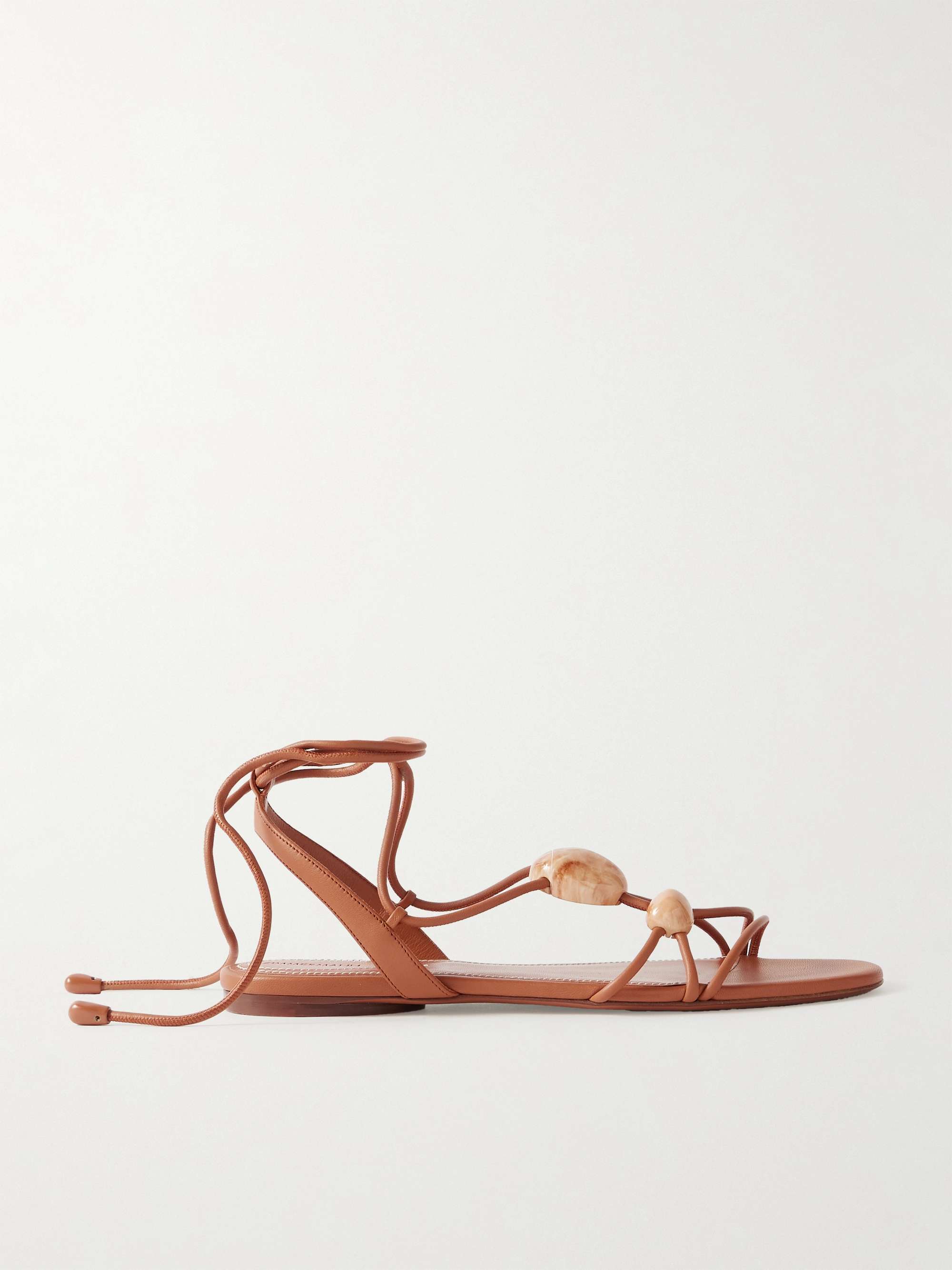 Gleam Leather Sandals