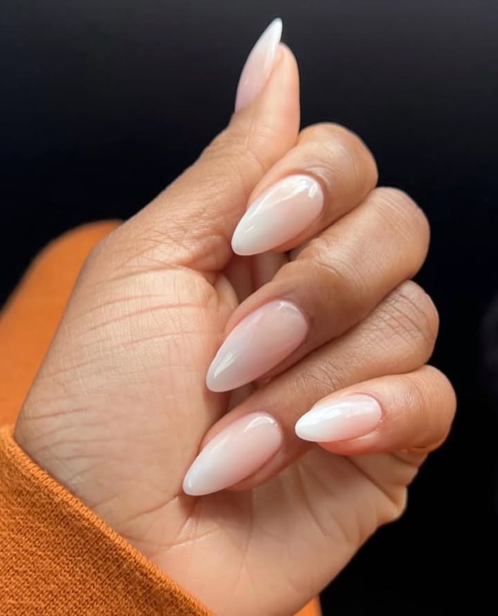 Photo of the soft serve nail trend