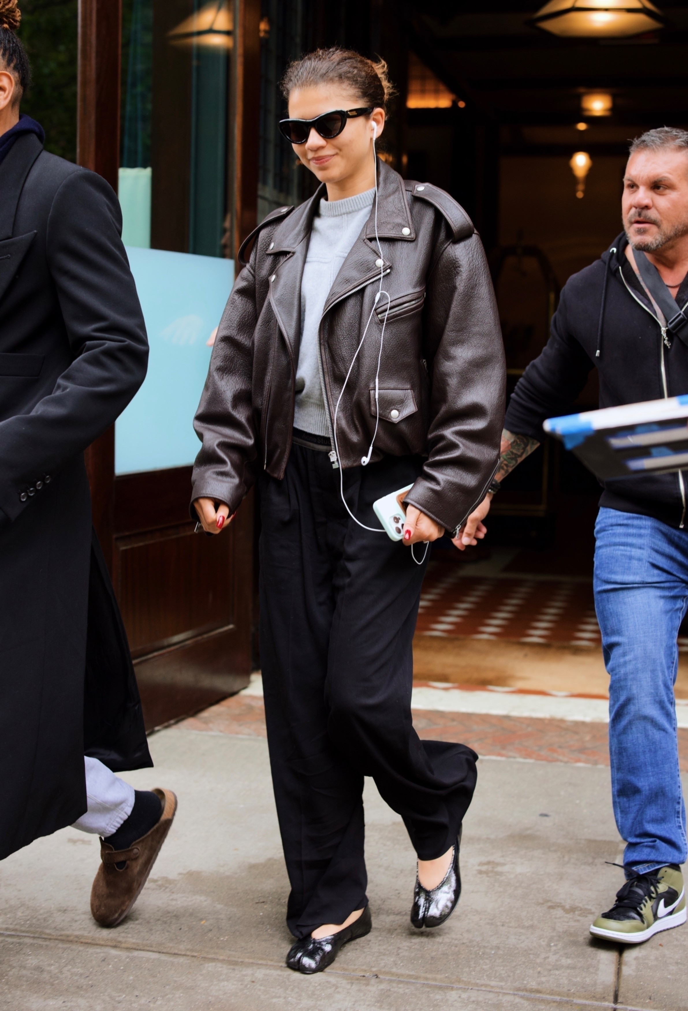 Zendaya wears tabi ballet flats.