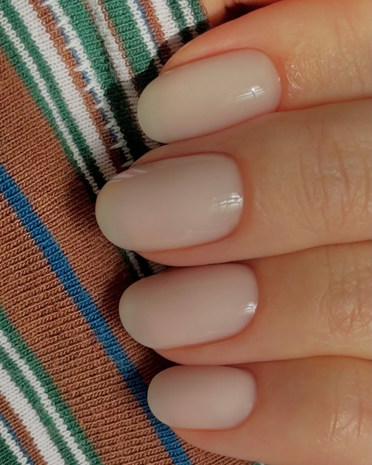 Most popular nail colours 2025: Almond milk