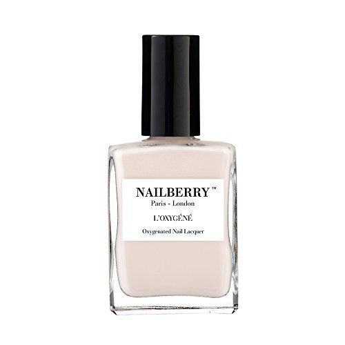 Nailberry L'oxygéné Oxygenated Nail Lacquer | Almond, 15ml | Polish for a Healthier Manicure & Long Lasting Colour | 12-Free, Vegan, Halal, Cruelty & Gluten Free