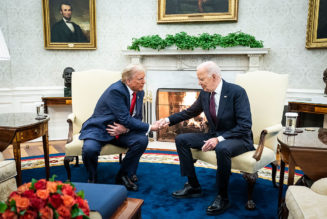 Convicted Trump Attempts To Push Tariff Woes On "Biden's Stock Market"
