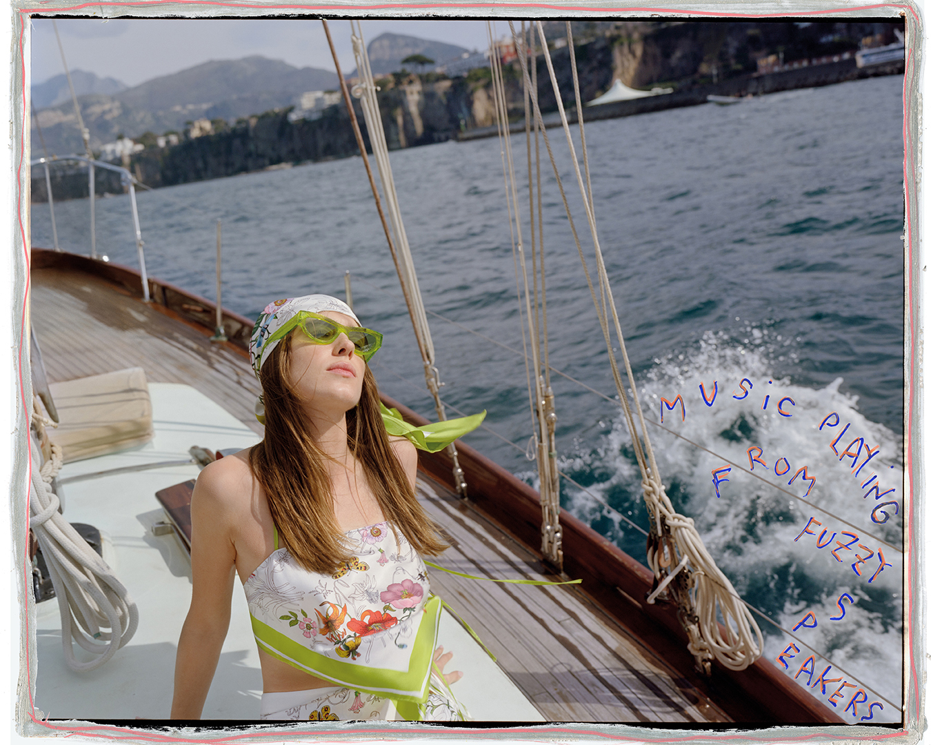 Daisy Edgar-Jones in the Gucci Lido campaign.