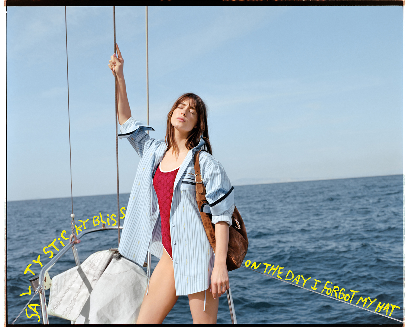 Daisy Edgar-Jones in the Gucci Lido campaign.