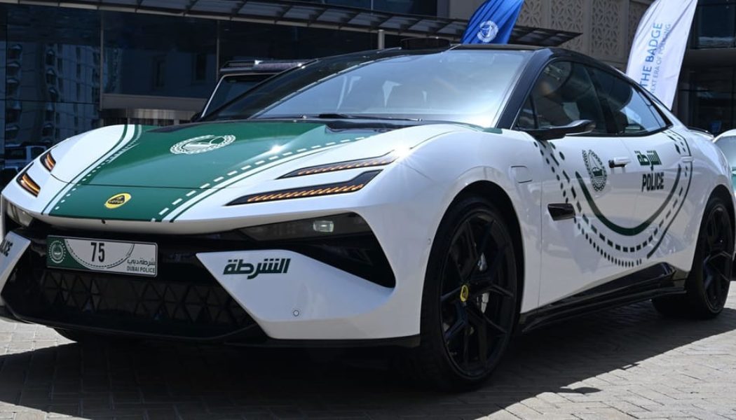 Dubai Police Add Lotus Emeya-S to Luxury Patrol Fleet