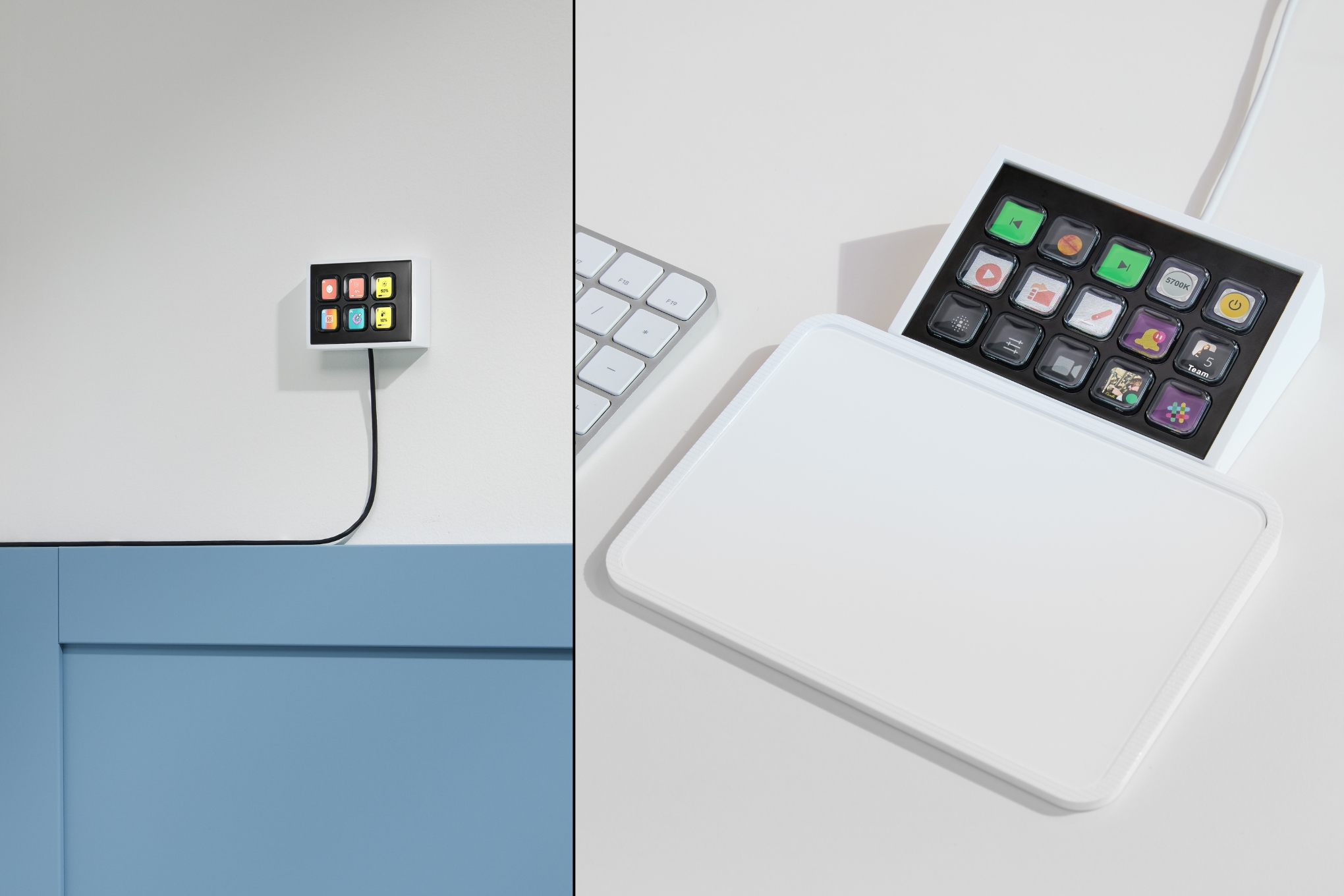 Elgato Stream Deck Module mounted