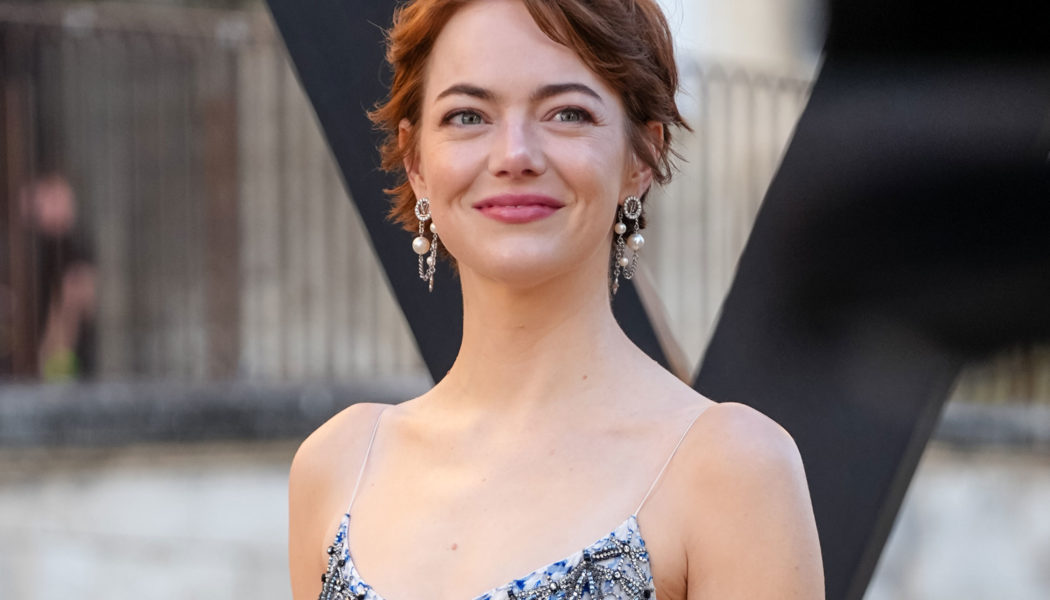 Emma Stone Just Wore the Dress Trend You'll See on the Chicest Wedding Guests This Summer