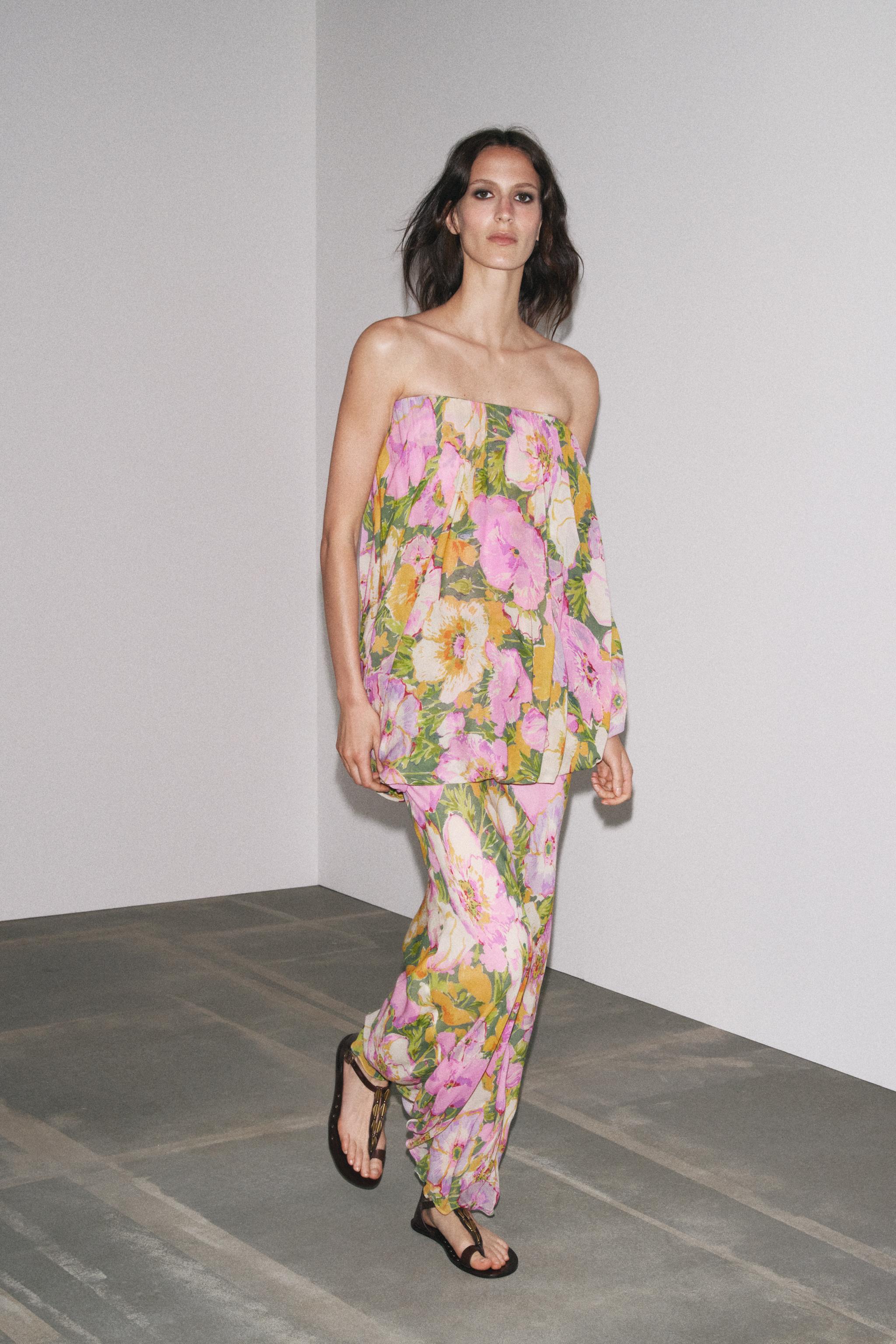 Floral Print Dress - Zw Collection Limited Edition