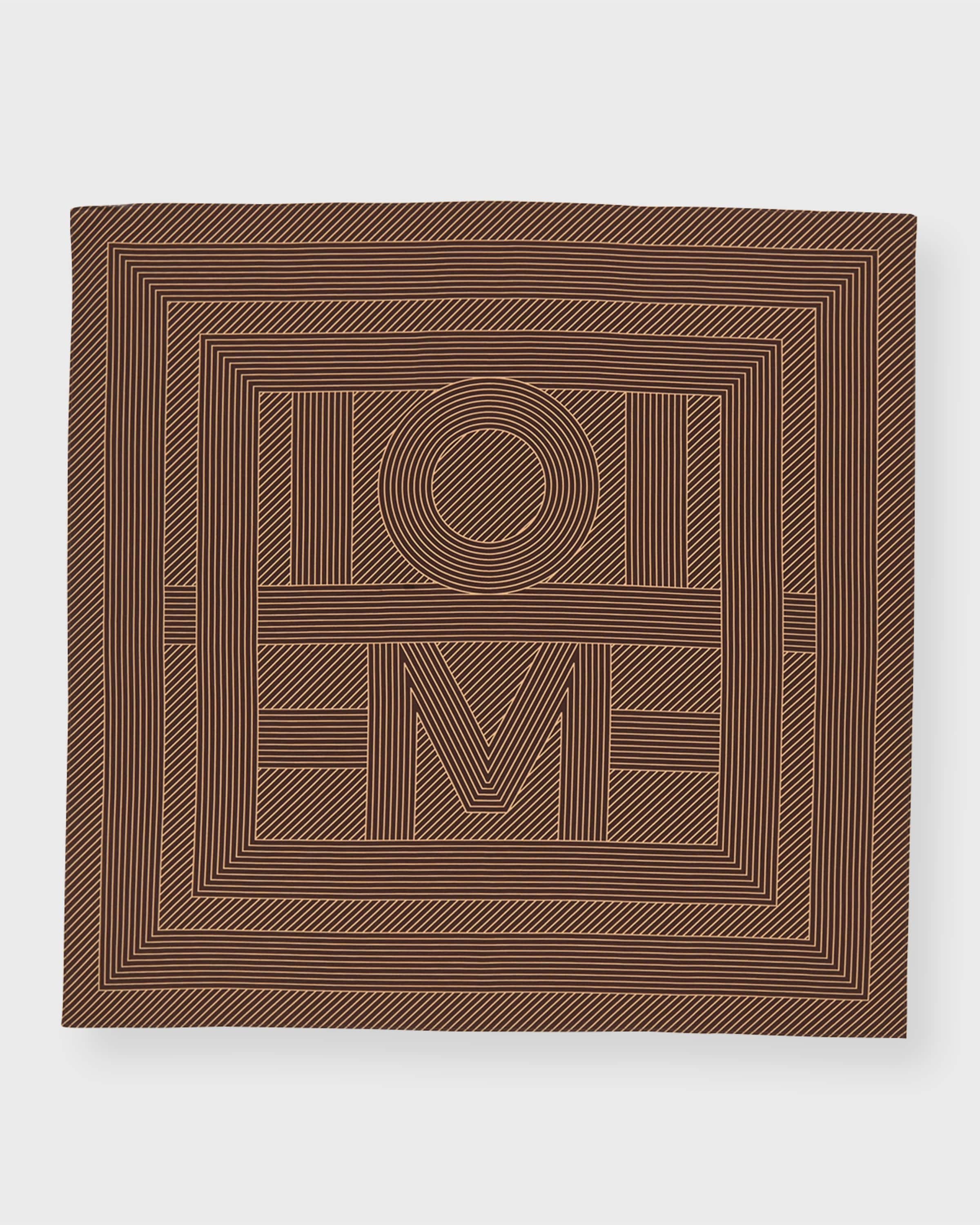 Striped Monogram Silk Scarf