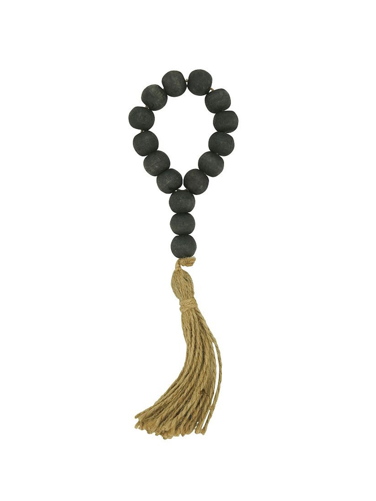 Pottery Barn, Beaded Tassel Napkin Ring, Set of 4