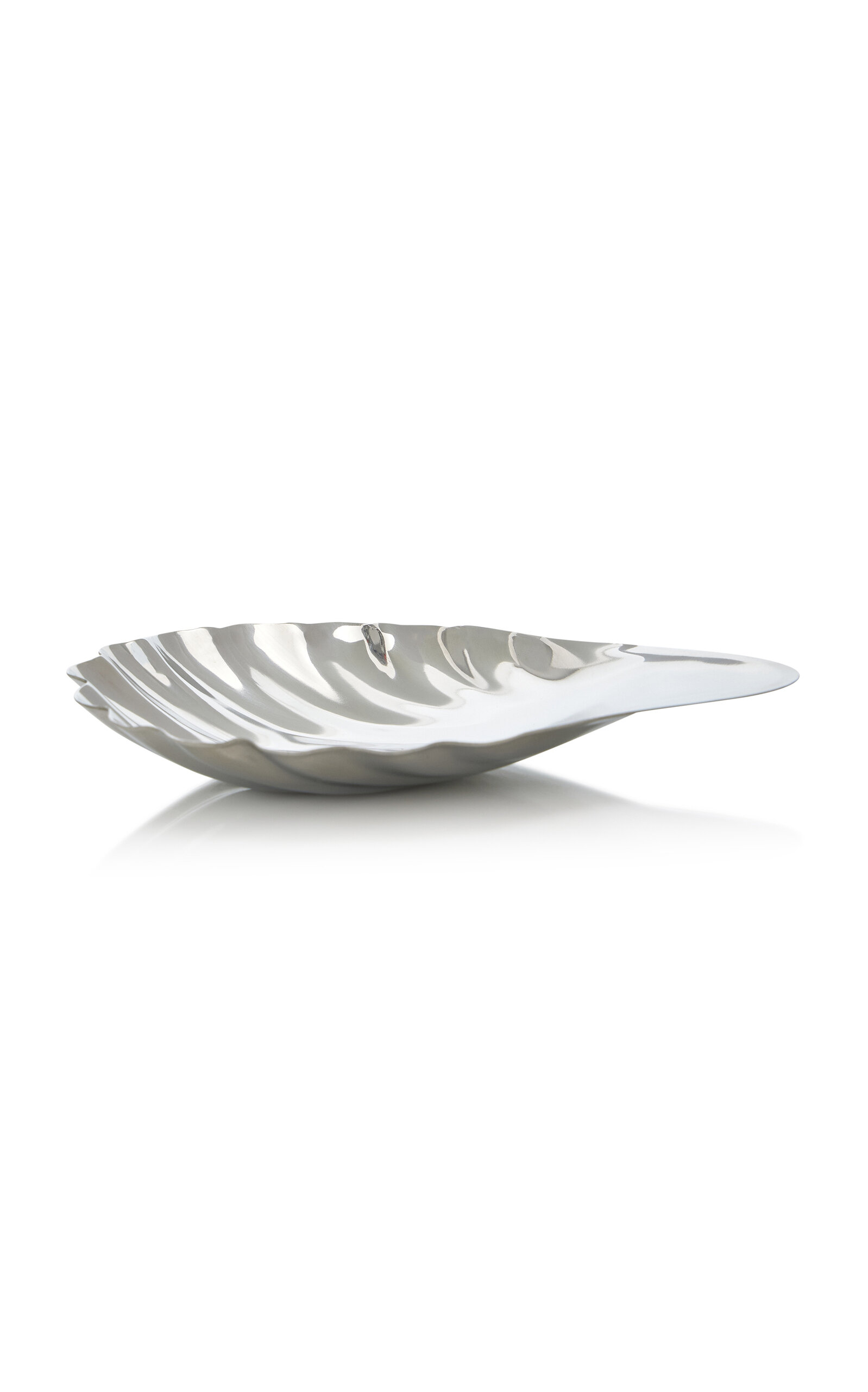 Silver-Plated Shell Tray