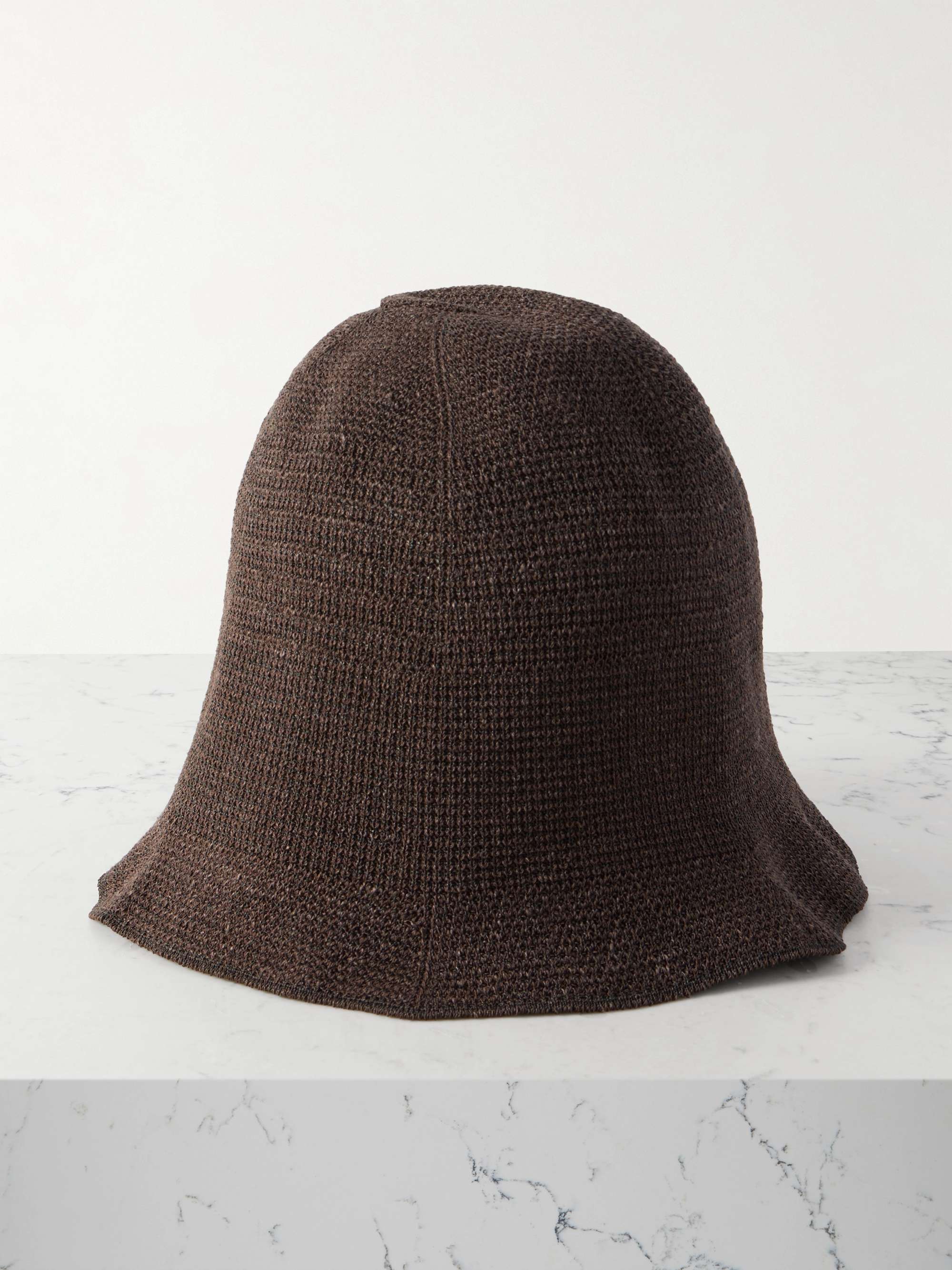 Jashi Linen-Blend Bucket Hat