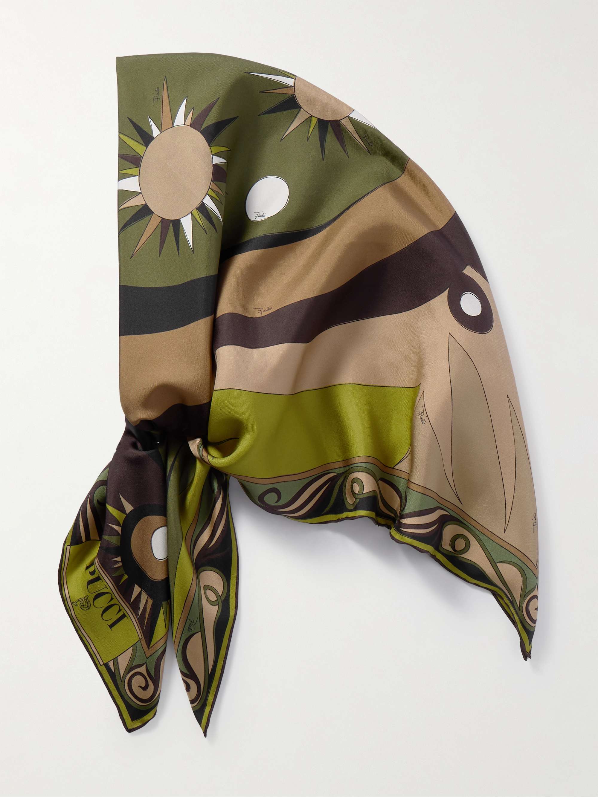 Printed Silk-Twill Scarf