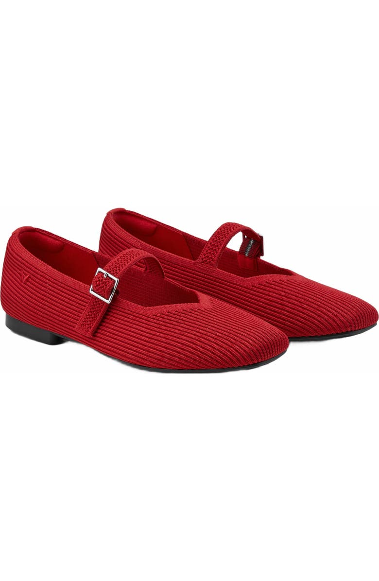 Margot Mary-Jane Square-Toe Ballet Flats