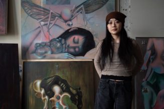 HypeArt Visits: Ji Zou Paints a Portal Between the Digital and Divine