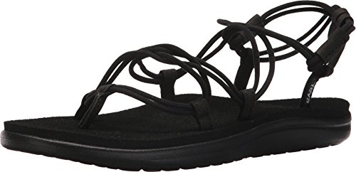Teva Women's Voya Infinity Sandal, Black, 8
