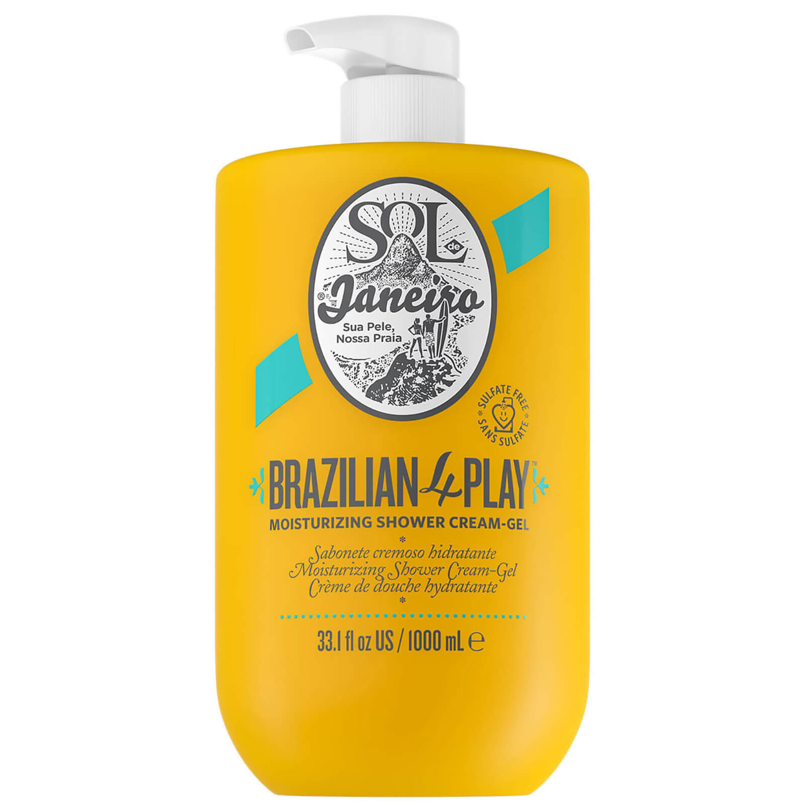 Sol De Janeiro Brazilian 4 Play Moisturizing Shower Cream-Gel 1000ml