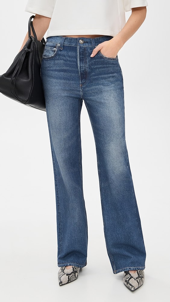 Rag & Bone Miramar Shea Relaxed Straight Jeans