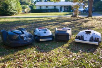 I put four robot lawnmowers through a brutal backyard summer showdown — only one person got injured