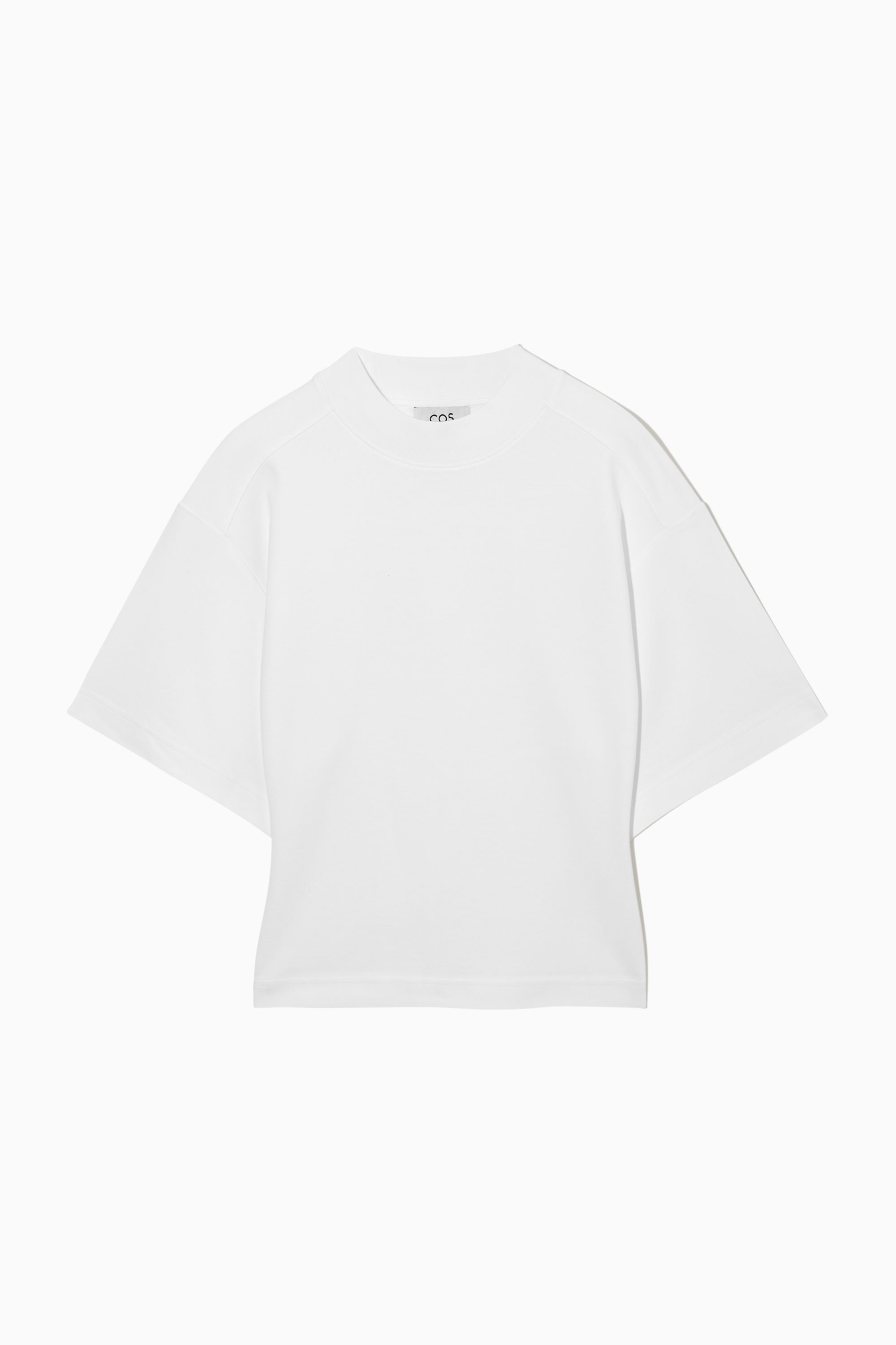 Waisted Mock-Neck T-Shirt