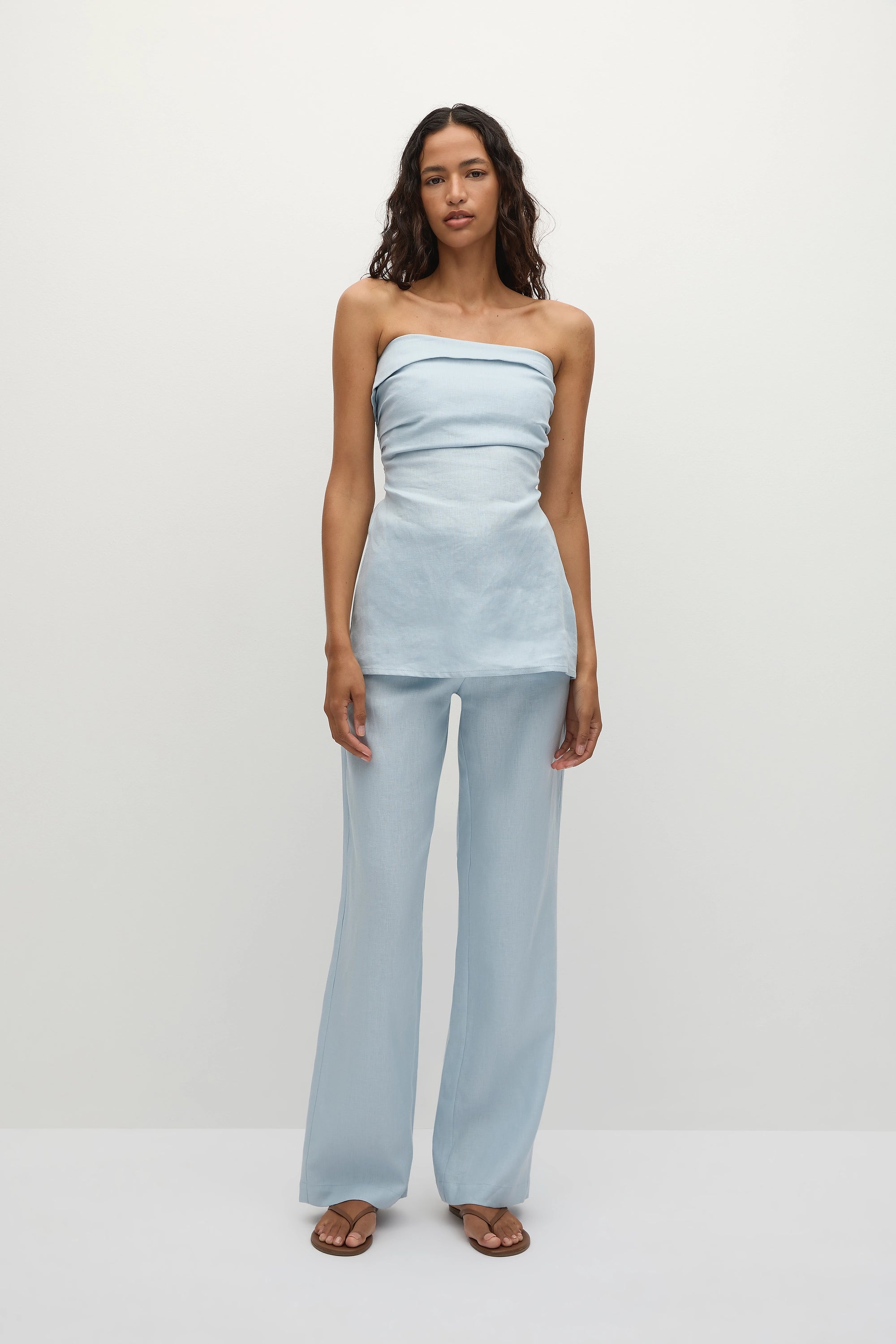 Boe Tunic Top Sky Blue