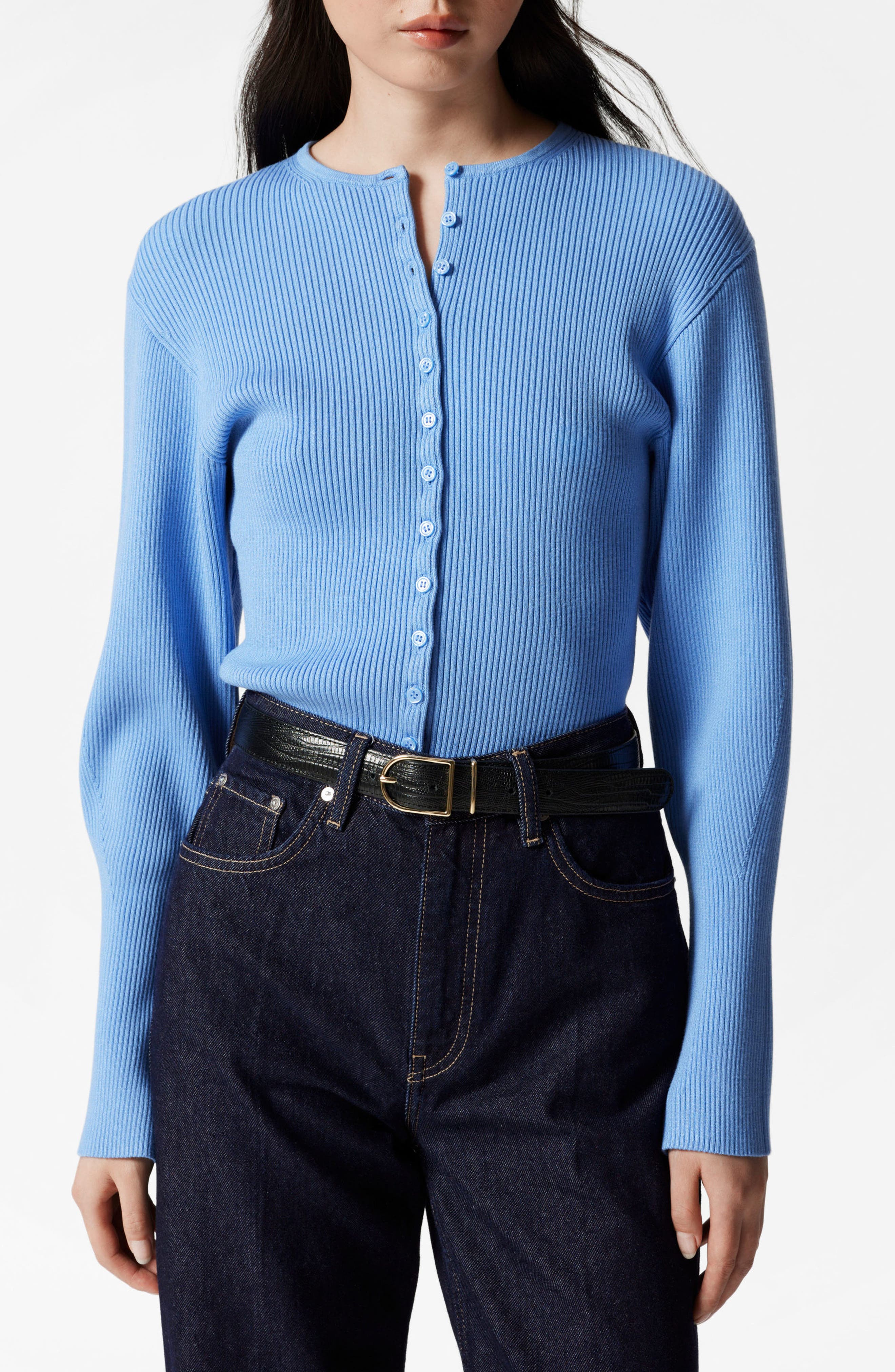 & Other Stories, Fitted Rib Cardigan