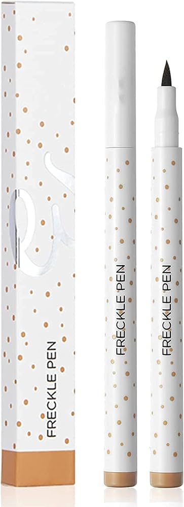 Maepeor Freckle Pen Light Brown Natural Freckle Pen Longlasting Waterproof Dot Spot Pen Create Natural Sunkissed Skin (light Brown)