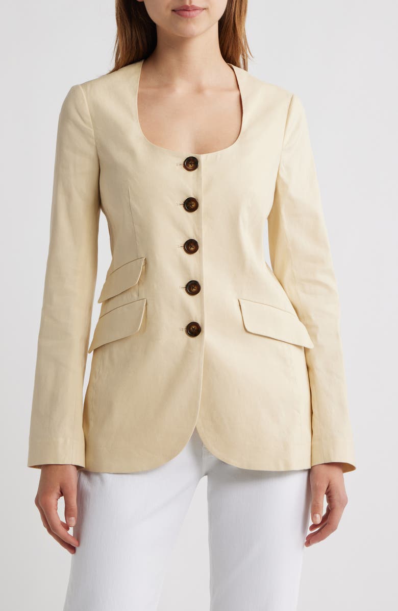 Roslyn Linen Blend Blazer