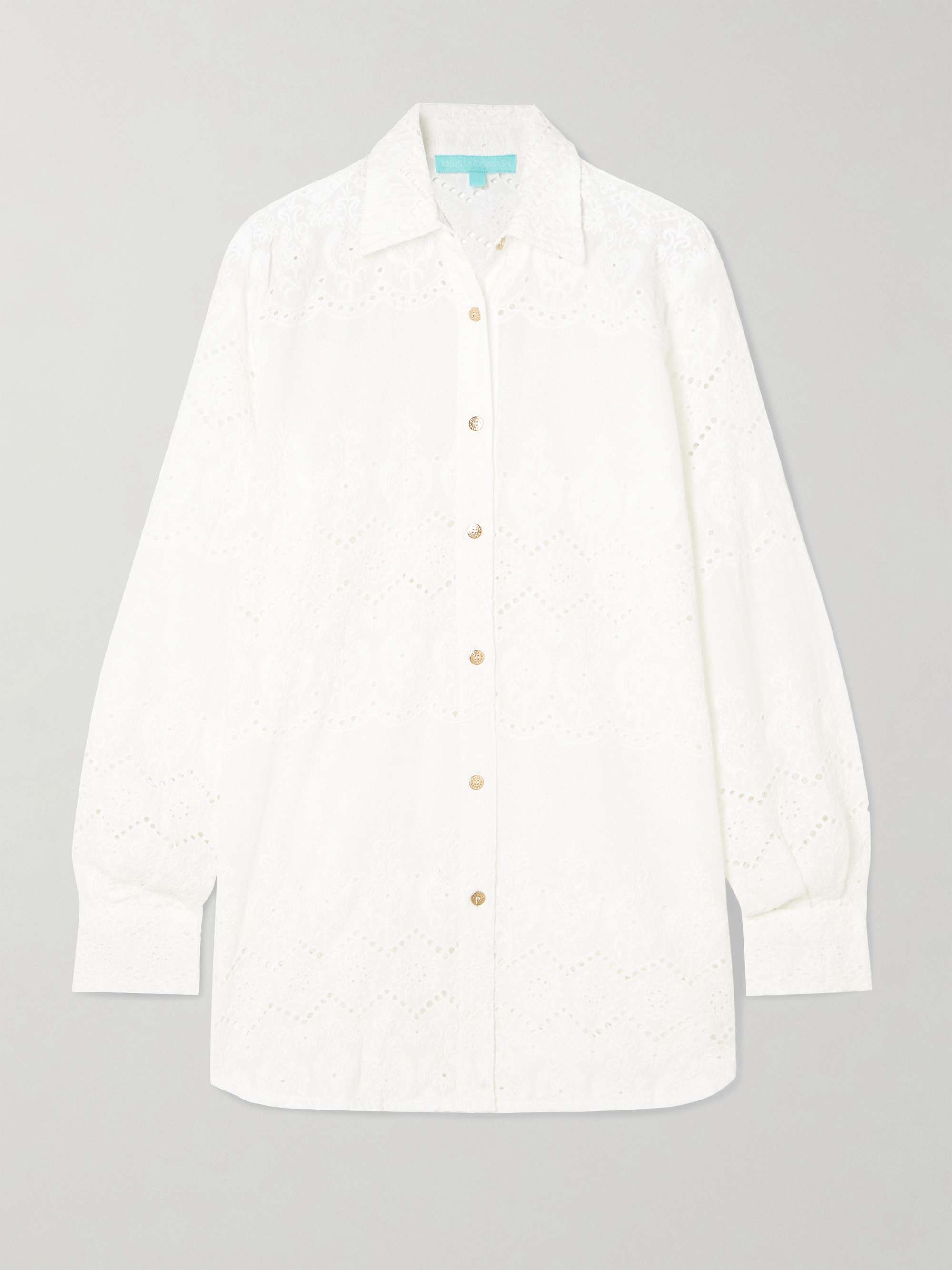 Orla Broderie Anglaise Cotton Shirt