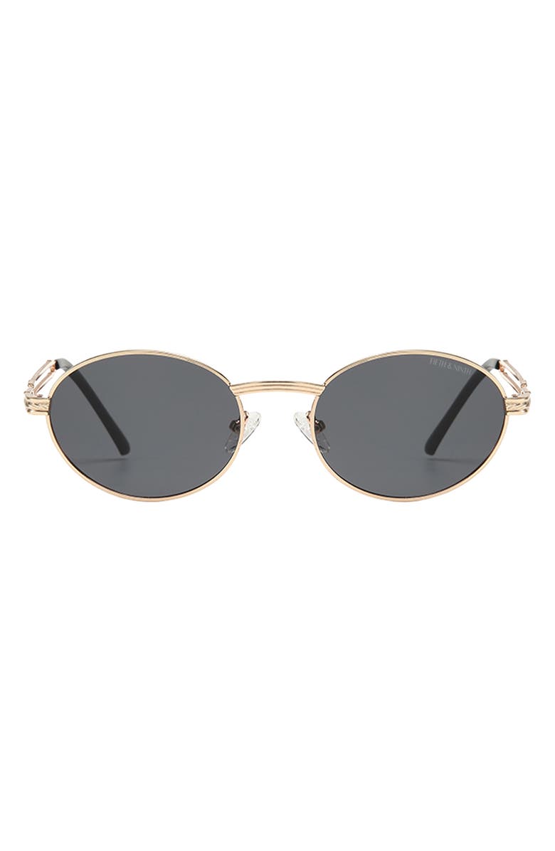 Blake 52mm Polarized Oval Sunglasses