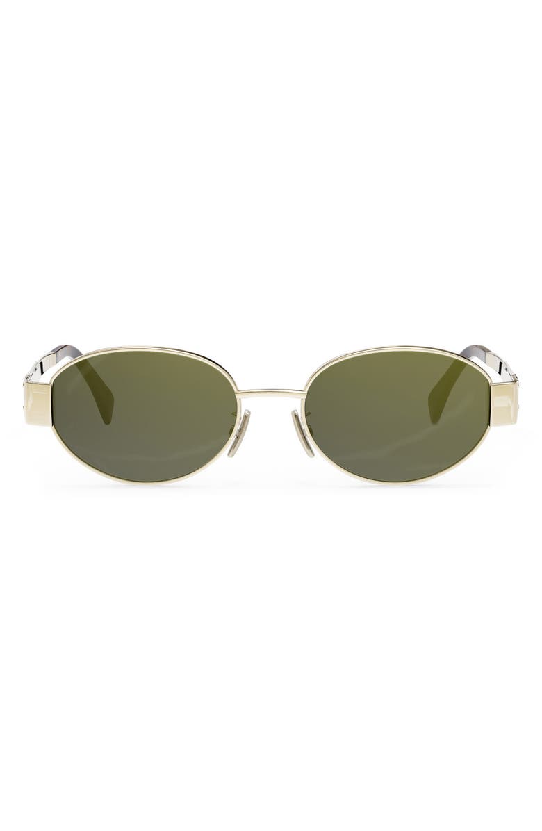 Triomphe 54mm Oval Sunglasses