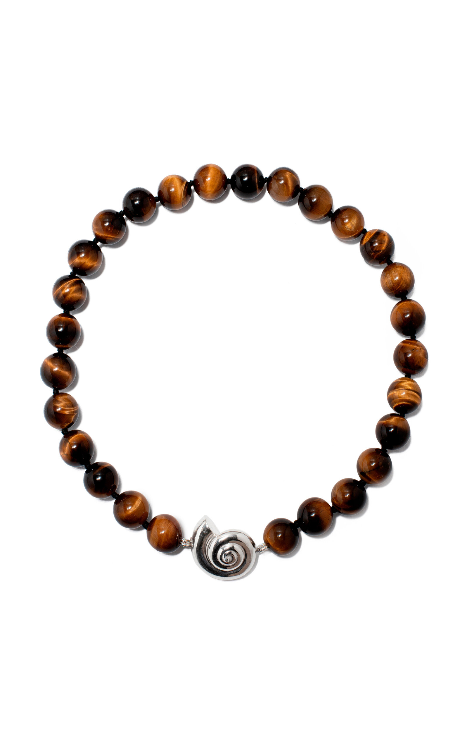 Nautilus Tiger Eye Collar Necklace