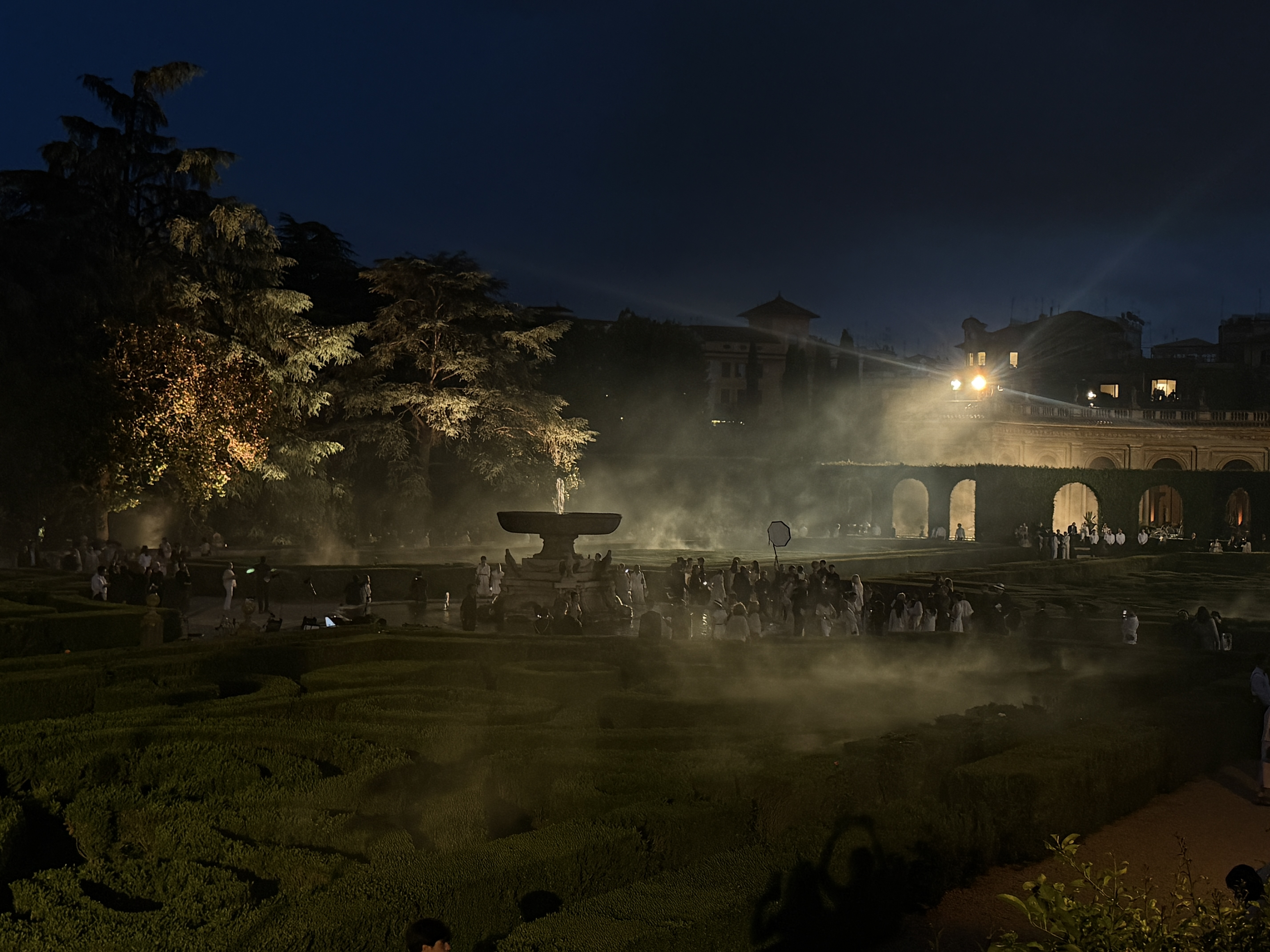 Kelsey Merritt at the Dior Cruise 2026 runway show in Rome