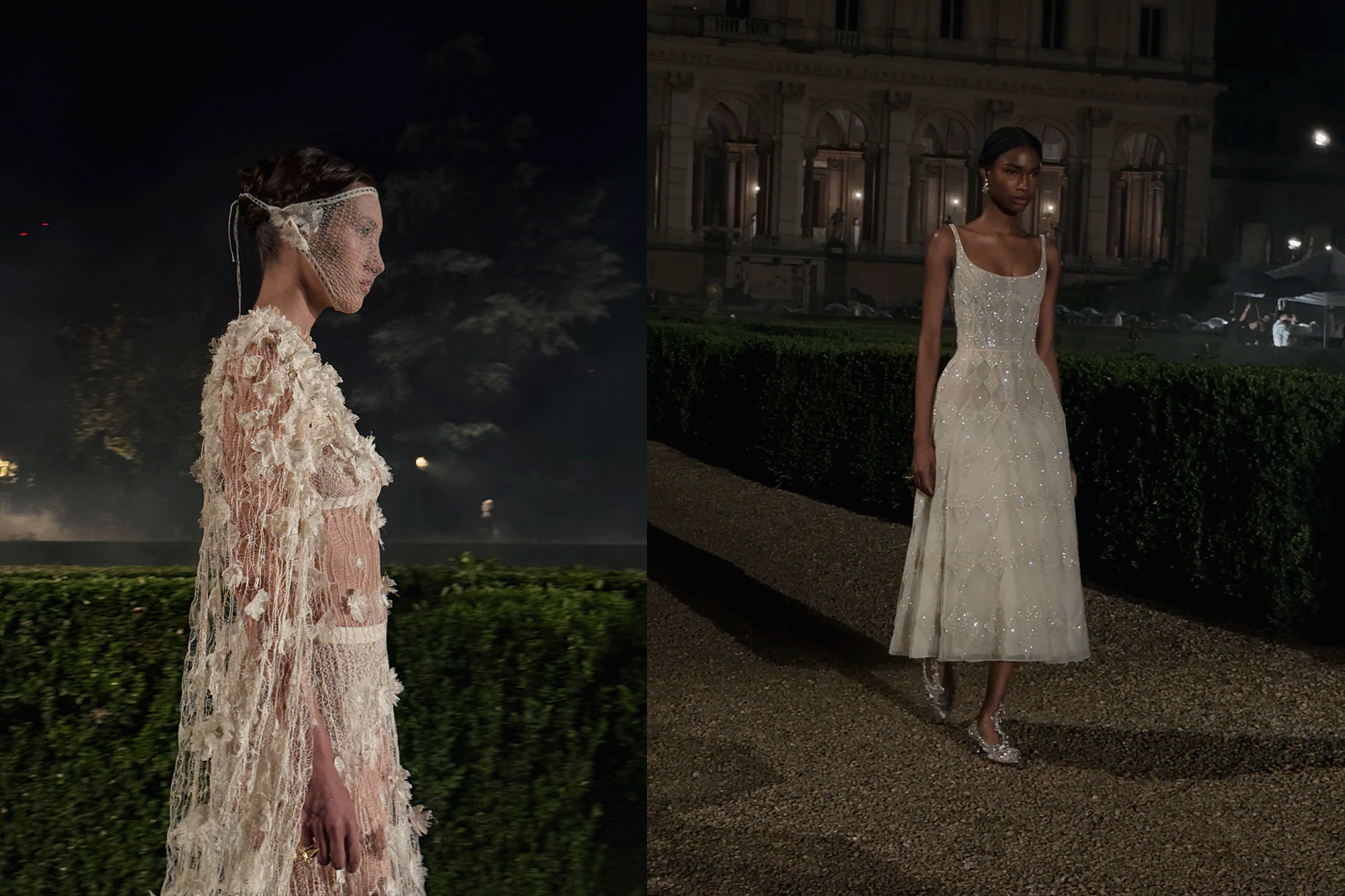 Kelsey Merritt at the Dior Cruise 2026 runway show in Rome