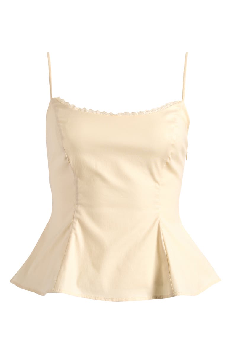 Genevieve Cotton Peplum Camisole