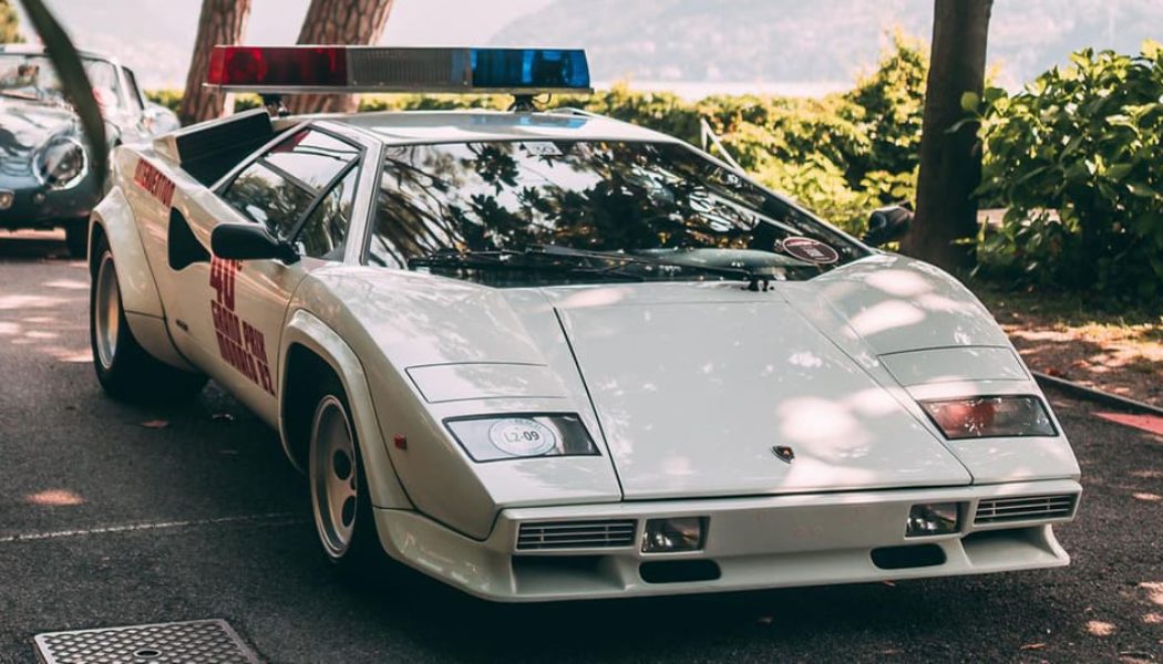 Lamborghini Celebrates Motorsport at Lake Como with Countach Pace Car
